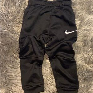 Toddler Black Nike DRI-FIT jogger pants